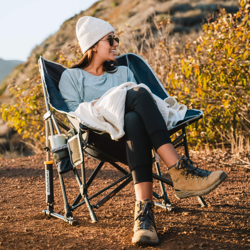 Patented Spring-Action Pod Rocker - Choice 933 - Patented Spring-Action Rocking Chair for Camping Detail