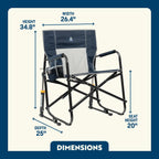 Patented Spring-Action Freestyle Rocker XL - Choice 552 - RoadTrip Rocker Smooth Motion Camp Chair Detail
