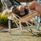 Heavy-Duty Freestyle Kickback Rocker - Choice 345 - Freestyle Rocker Portable Outdoor Folding Chair Detail