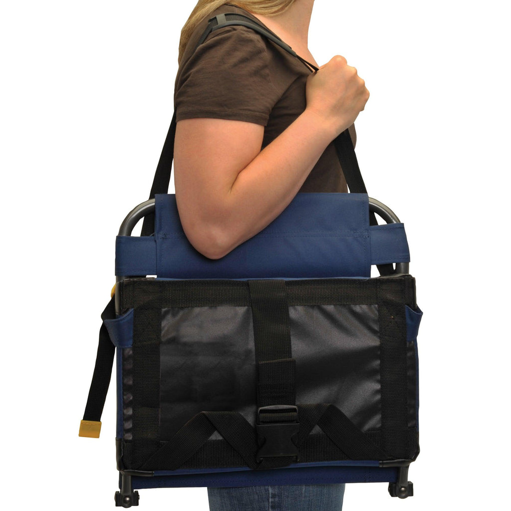 Ultra-Lightweight BleacherBack - Choice 696 - Bleacher-Friendly Stadium Chair with Back Support Detail