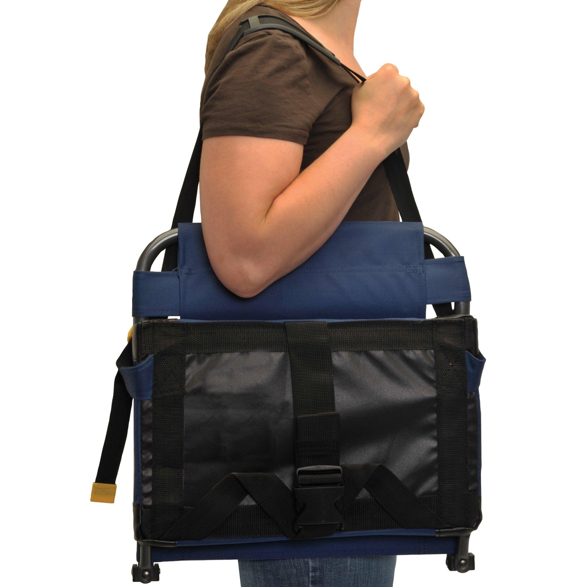 Ultra-Lightweight BleacherBack - Choice 696 - Bleacher-Friendly Stadium Chair with Back Support Detail
