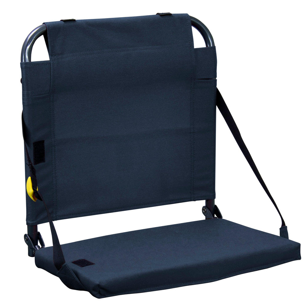 Ultra-Lightweight BleacherBack - Choice 696 - Bleacher-Friendly Stadium Chair with Back Support - Navy