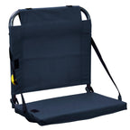 Ultra-Lightweight BleacherBack - Choice 696 - Bleacher-Friendly Stadium Chair with Back Support - Navy