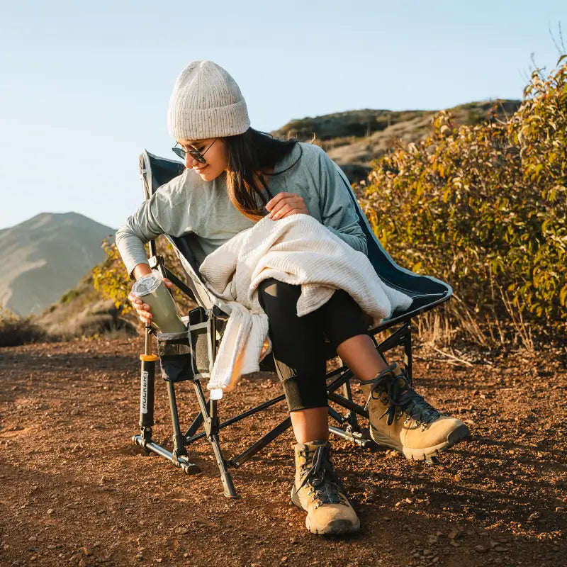 Patented Spring-Action Pod Rocker - Choice 933 - Patented Spring-Action Rocking Chair for Camping Detail