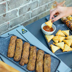 Compact Grilling Slim-Fold Cook Station - Choice 575 - Portable Compact BBQ Grilling Tool Set Detail