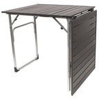 Heavy-Duty Grilling Slim-Fold Table - Choice 196 - Portable Camping Table with Heat-Resistant Countertop Detail