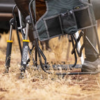 Luxury Camp Stowaway Rocker - Choice 794 - Heavy-Duty Kickback Rocker with Beverage Holder Detail