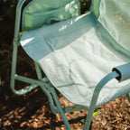 Luxury Camp Stowaway Rocker - Choice 794 - Heavy-Duty Kickback Rocker with Beverage Holder Detail