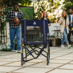 Luxury Camp Stowaway Rocker - Choice 794 - Heavy-Duty Kickback Rocker with Beverage Holder Detail