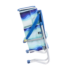Rust-Resistant Aluminum Bi-Fold Beach Chair - Choice 601 - Multi-Position Outdoor Beach Chair with Pillow Detail
