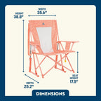 Heavy-Duty Freestyle Comfort Pro Rocker - Choice 375 - Freestyle Rocker Portable Outdoor Folding Chair Detail
