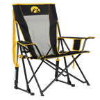 Premium All-Weather College Comfort Pro Rocker - Iowa Hawkeyes - Choice 249 - Freestyle Rocker Portable Outdoor Folding Chair - Default Title