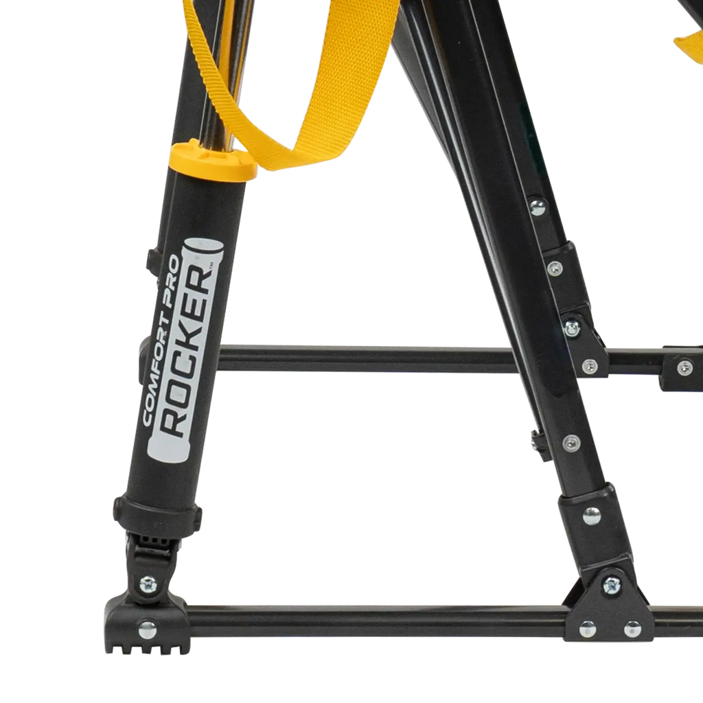 Premium All-Weather College Comfort Pro Rocker - Iowa Hawkeyes - Choice 249 - Freestyle Rocker Portable Outdoor Folding Chair Detail