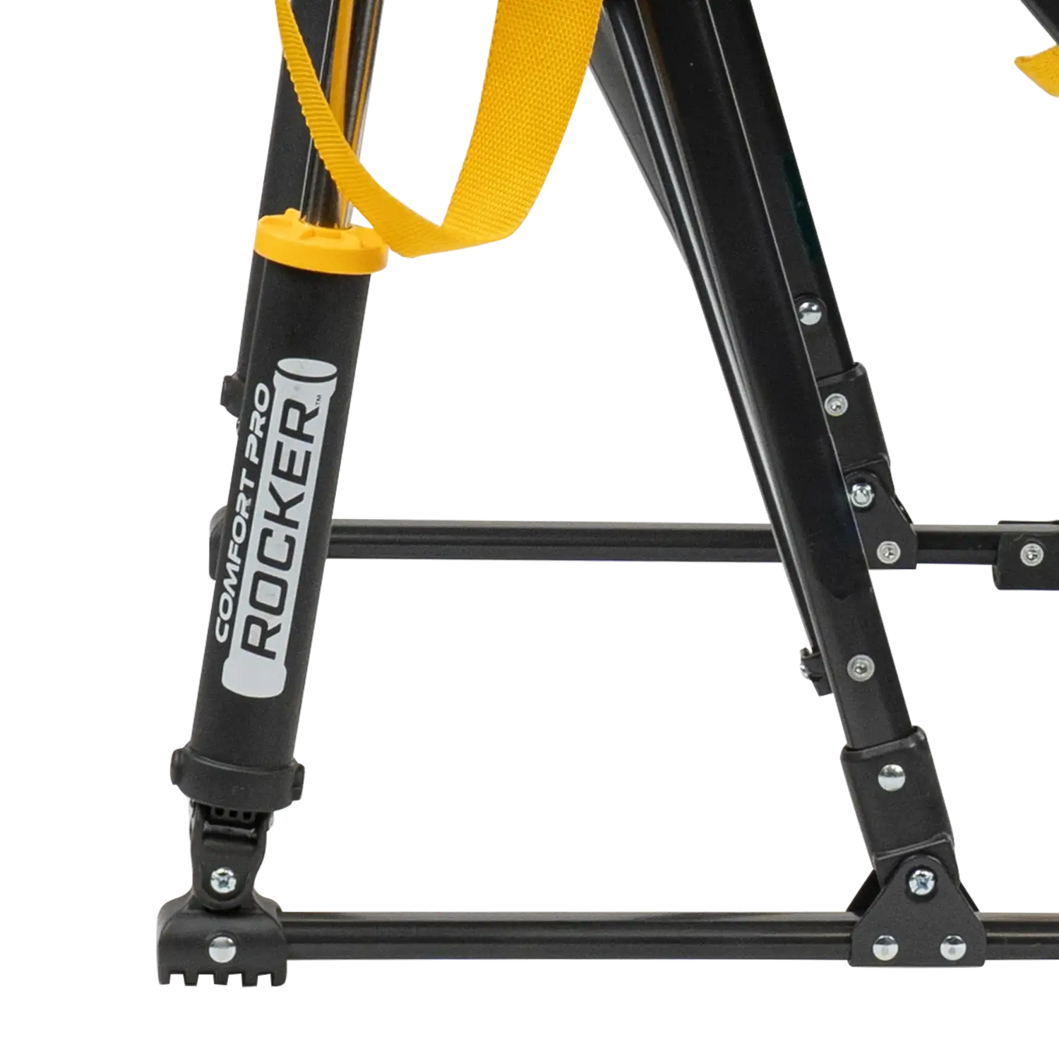 Premium All-Weather College Comfort Pro Rocker - Iowa Hawkeyes - Choice 249 - Freestyle Rocker Portable Outdoor Folding Chair Detail