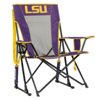 Premium All-Weather College Comfort Pro Rocker - LSU Tigers - Choice 880 - Freestyle Rocker Portable Outdoor Folding Chair - Default Title