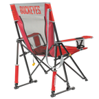 Patented Spring-Action College Comfort Pro Rocker - Ohio State Buckeyes - Choice 676 - RoadTrip Rocker Smooth Motion Camp Chair Detail