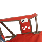 Premium All-Weather Comfort Pro Rocker - USA Anniversary Deluxe - Choice 424 - RoadTrip Rocker Smooth Motion Camp Chair Detail