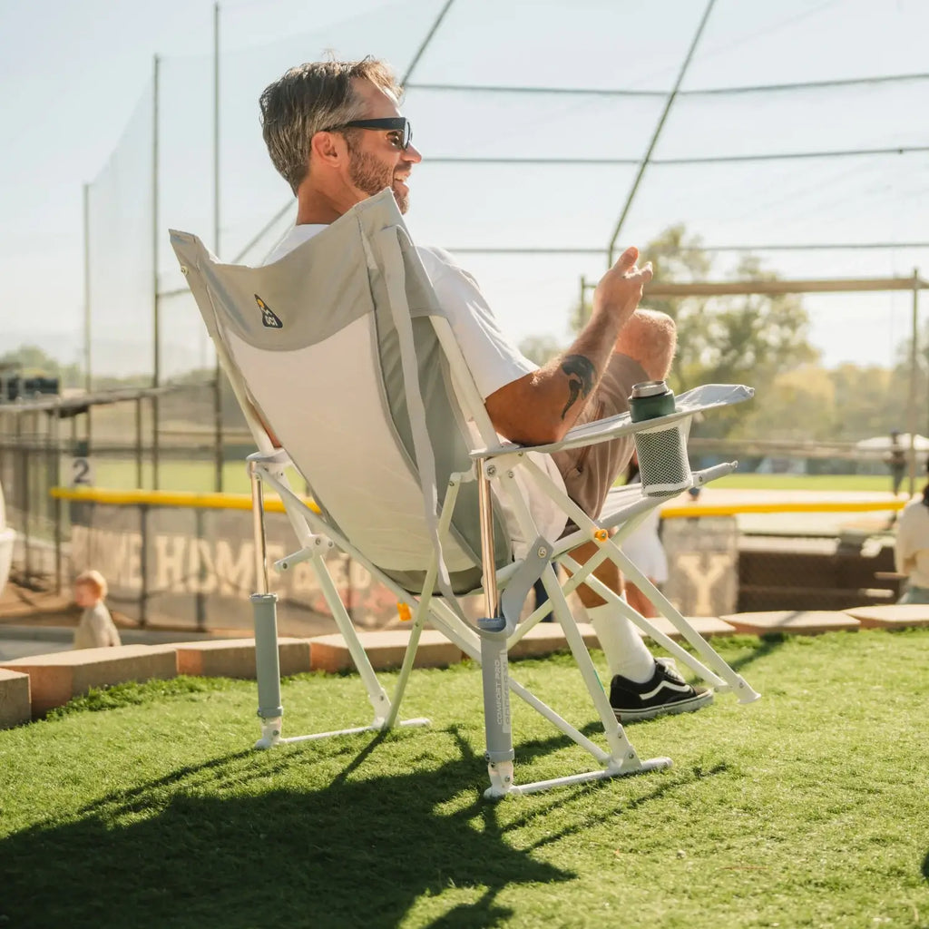 Luxury Camp Comfort Pro Rocker XL - Choice 107 - Patented Spring-Action Rocking Chair for Camping Detail