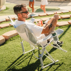 Luxury Camp Comfort Pro Rocker XL - Choice 107 - Patented Spring-Action Rocking Chair for Camping Detail