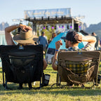 Low-Profile Everywhere Chair 2 - Choice 656 - Multi-Position Outdoor Beach Chair with Pillow Detail