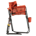 Luxury Camp Freestyle Rocker - Pumpkin Spice - Choice 373 - Patented Spring-Action Rocking Chair for Camping Detail