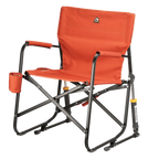 Luxury Camp Freestyle Rocker - Pumpkin Spice - Choice 373 - Patented Spring-Action Rocking Chair for Camping Detail