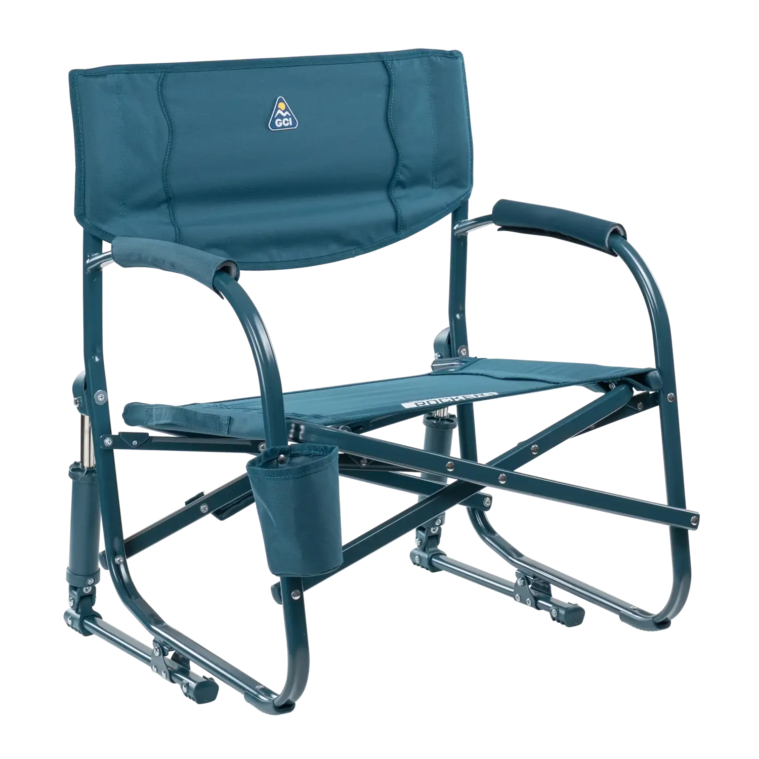 Heavy-Duty Freestyle Grab & Go Rocker - Choice 551 - RoadTrip Rocker Smooth Motion Camp Chair - Teal