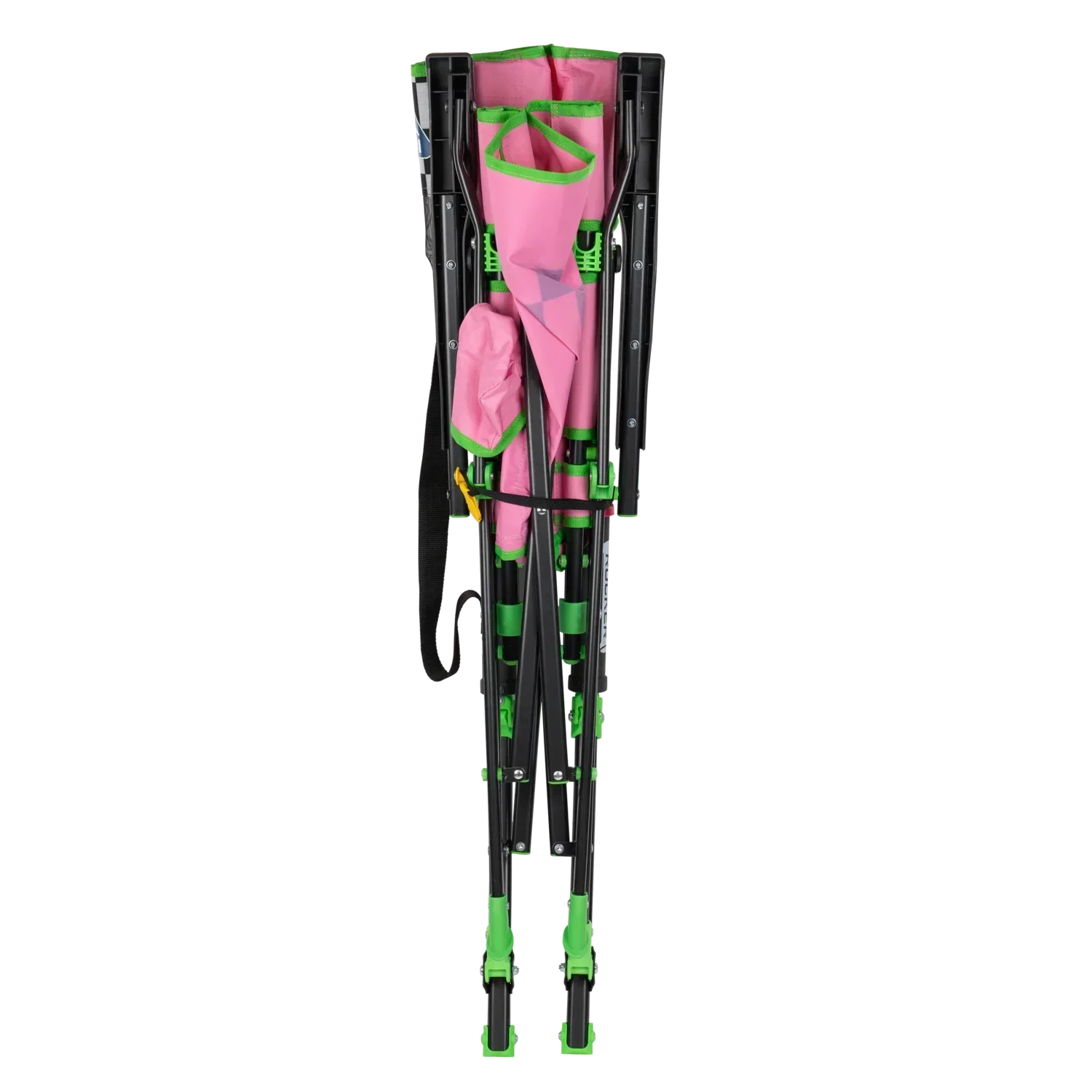 Patented Spring-Action RoadTrip Rocker - NASCAR For Her - Choice 560 - Heavy-Duty Kickback Rocker with Beverage Holder Detail