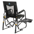 Premium All-Weather Stowaway Rocker with Side Table - Choice 253 - Freestyle Rocker Portable Outdoor Folding Chair Detail