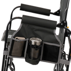 Premium All-Weather Stowaway Rocker with Side Table - Choice 253 - Freestyle Rocker Portable Outdoor Folding Chair Detail
