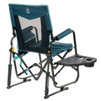 Premium All-Weather Stowaway Rocker with Side Table - Choice 253 - Freestyle Rocker Portable Outdoor Folding Chair Detail