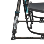 Premium All-Weather Stowaway Rocker with Side Table - Choice 253 - Freestyle Rocker Portable Outdoor Folding Chair Detail