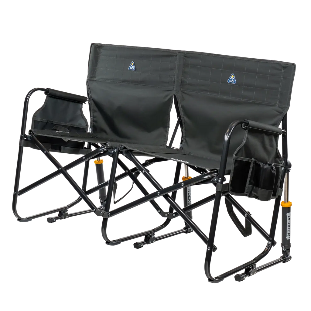 Heavy-Duty Freestyle Tandem Rocker - Choice 227 - RoadTrip Rocker Smooth Motion Camp Chair Detail