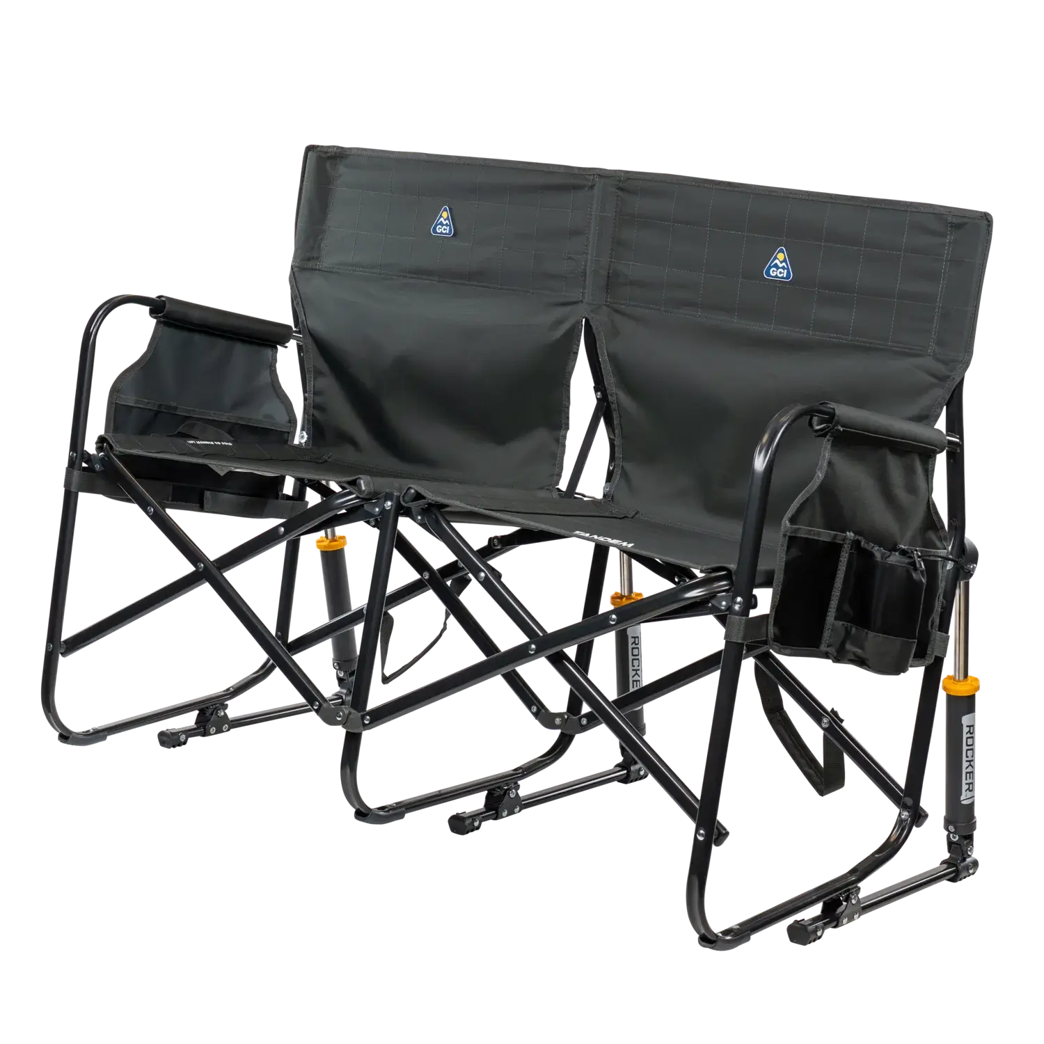 Heavy-Duty Freestyle Tandem Rocker - Choice 227 - RoadTrip Rocker Smooth Motion Camp Chair Detail
