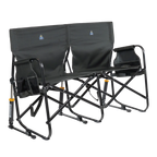 Heavy-Duty Freestyle Tandem Rocker - Choice 227 - RoadTrip Rocker Smooth Motion Camp Chair - Dark Charcoal